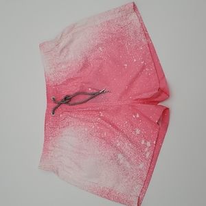 Boardies Apparel Pink Spray Paint Print Swim Shorts